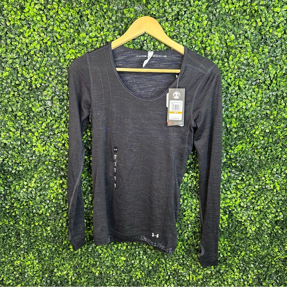 Under armour black long sleeve nwt‎